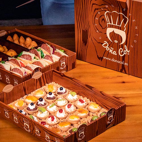 Caterings en Madrid. Catering Boxes®. Doña Col Catering.